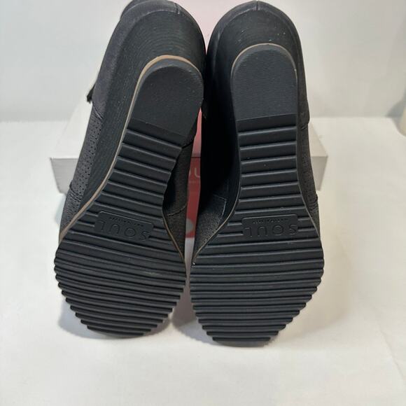 NEW! Naturalizer Soul Women's Haley2 Black Wedge Ankle Bootie Boots Size 9.5 - Picture 7 of 7